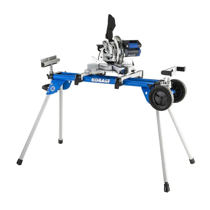 Kobalt Steel Adjustable Rolling Miter Saw Stand
